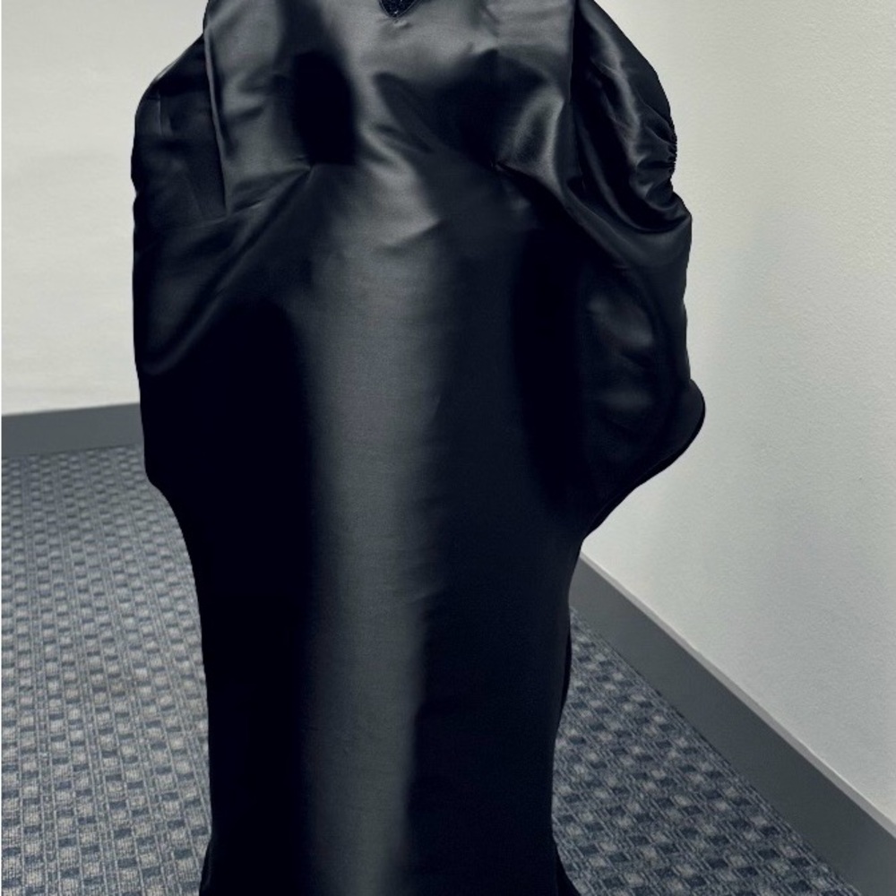 African Formal Black Dress - Women